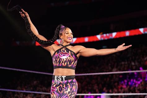 bianca belair real hair 2024|wwe wrestler with long hair.